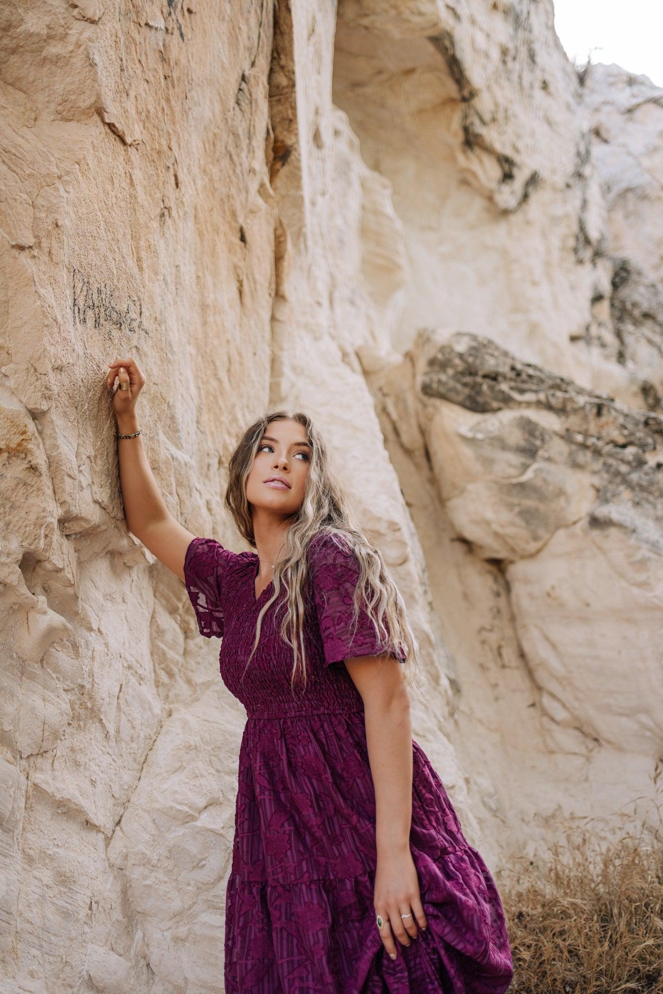 Maroon Bridesmaid Dress