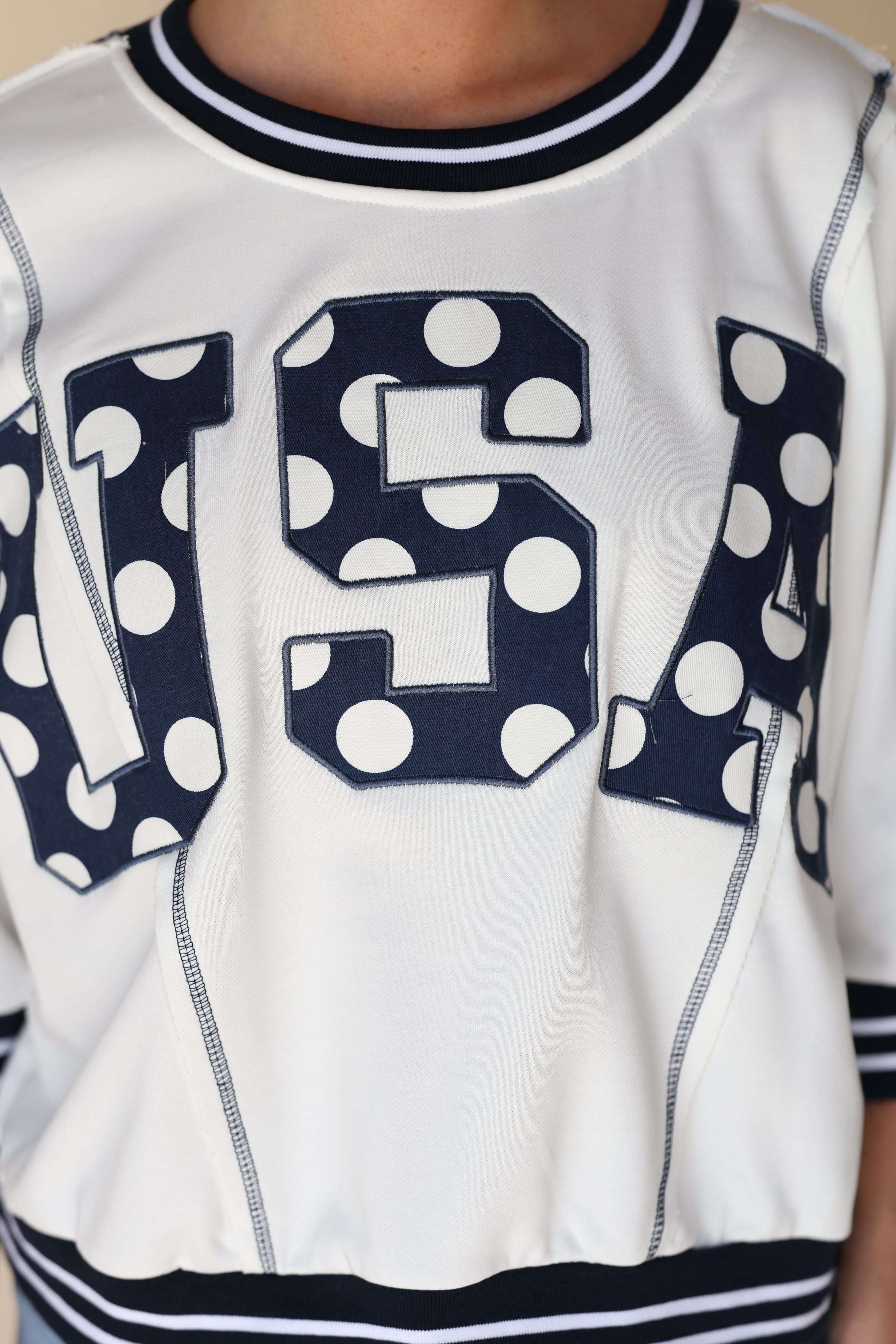 Navy USA top