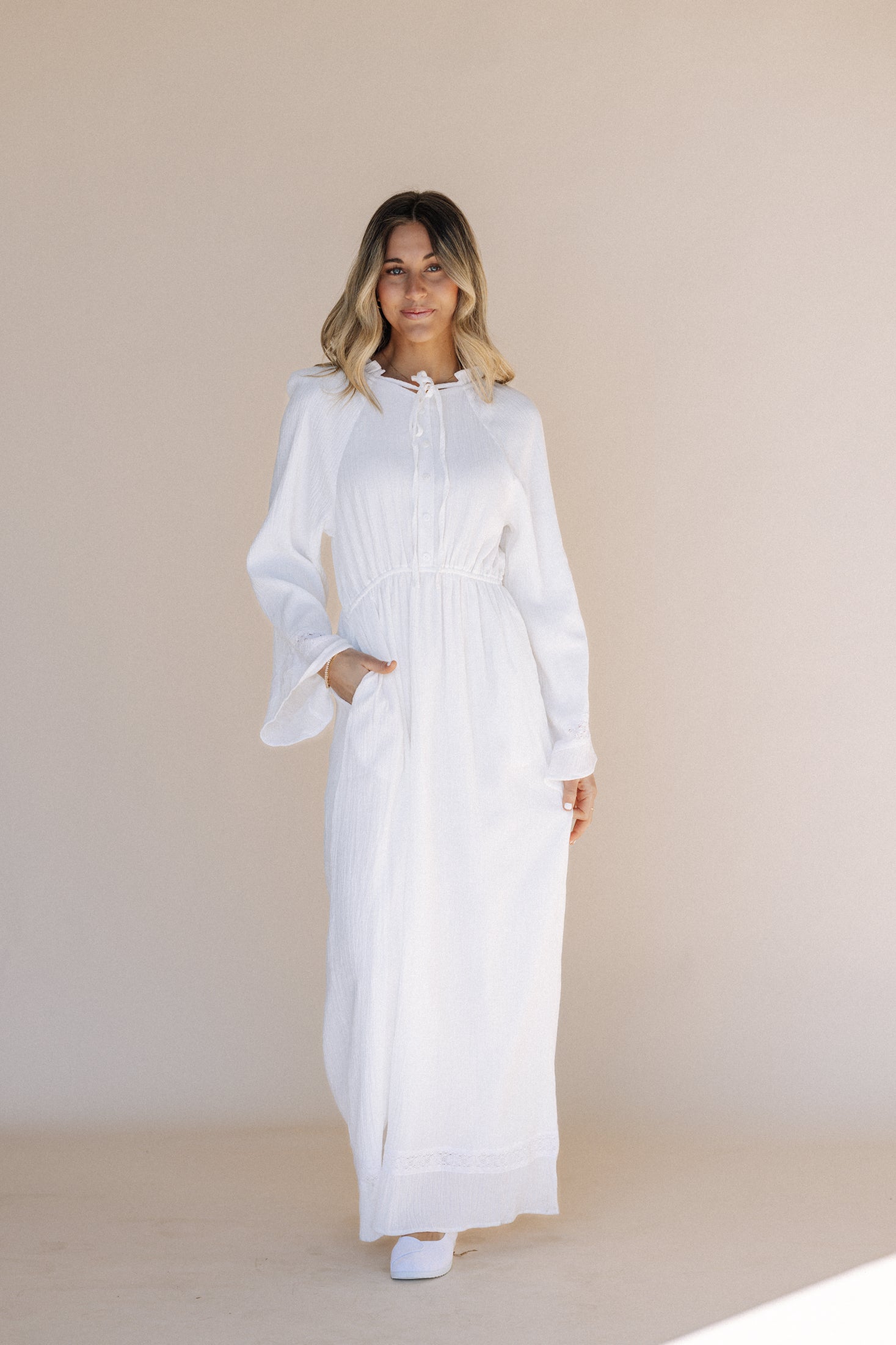 Vintage LDS Temple Dress