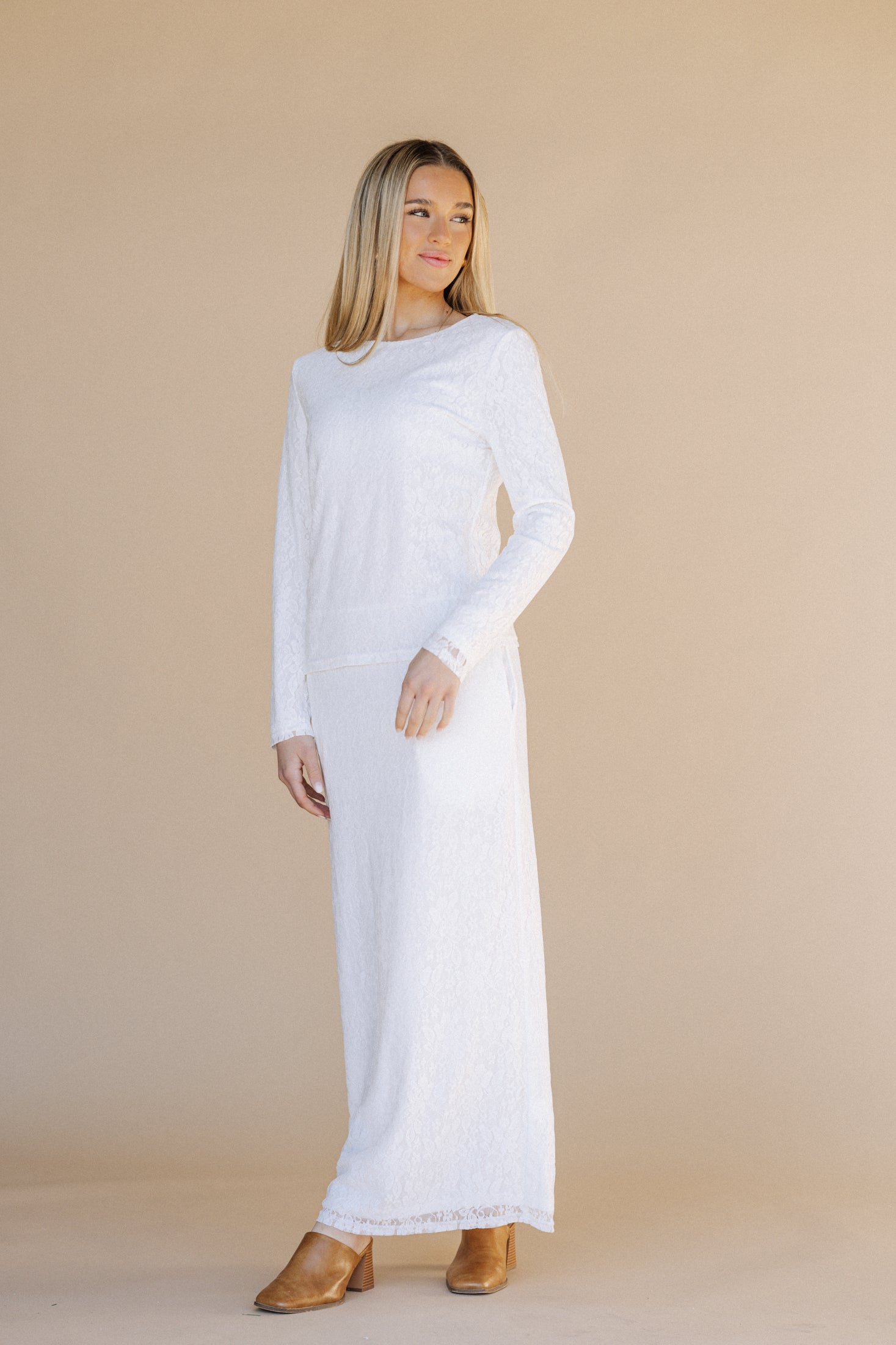 LDS Temple Dress with pockets