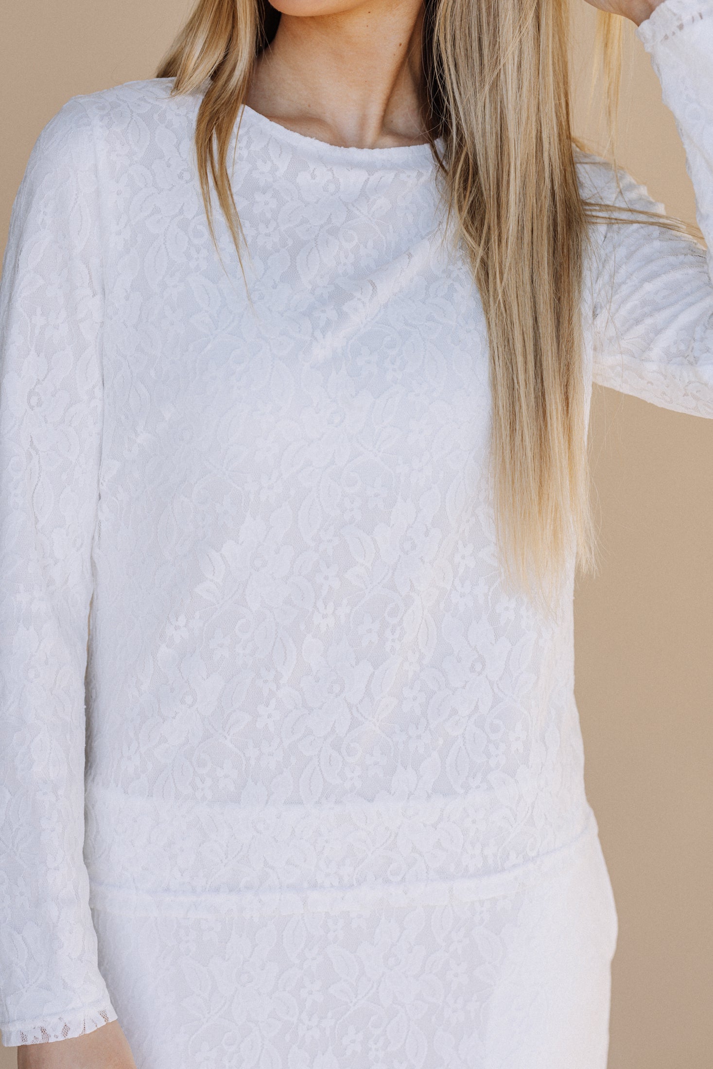 White LDS Temple Dresses