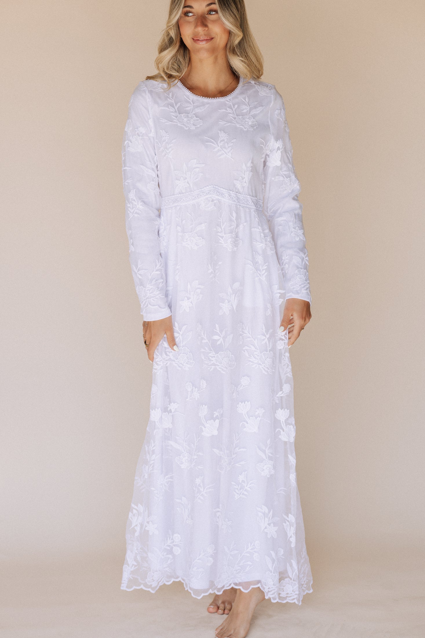 Mormon temple dresses