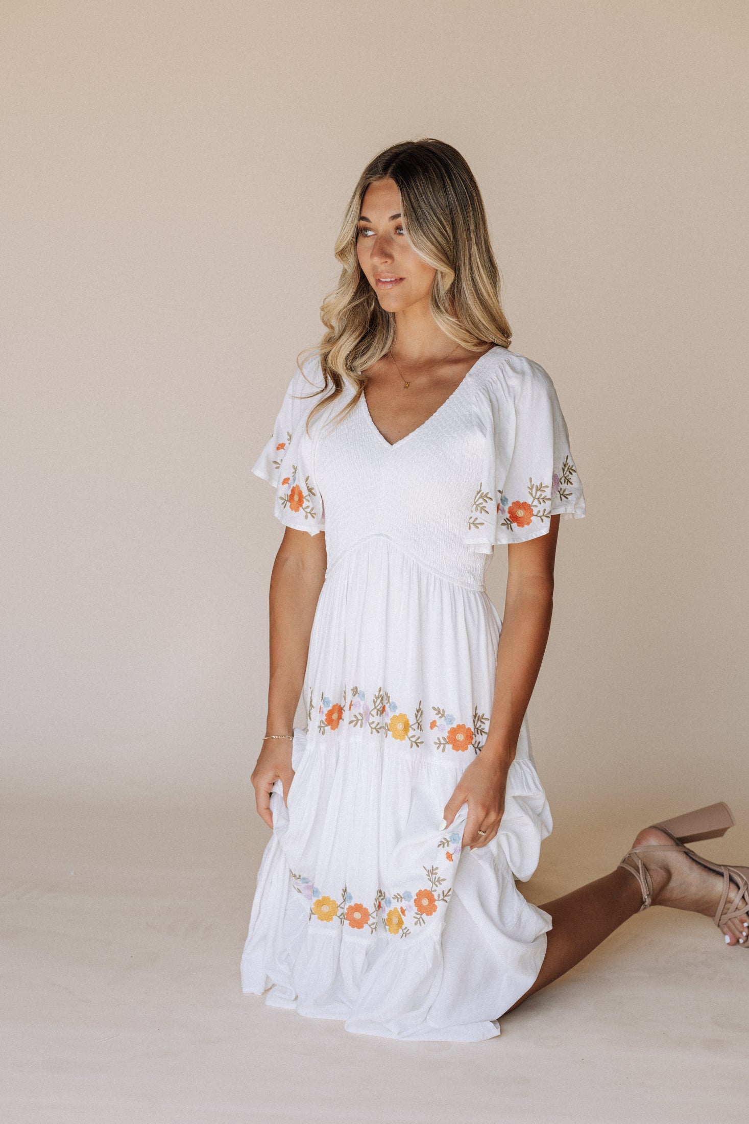 White Embroidered Midi Dress ZARA NWT WOMAN OPENWORK EMBROIDERED MIDI DRESS White Embroidered Midi Dress ZARA NWT WOMAN OPENWORK EMBROIDERED MIDI DRESS