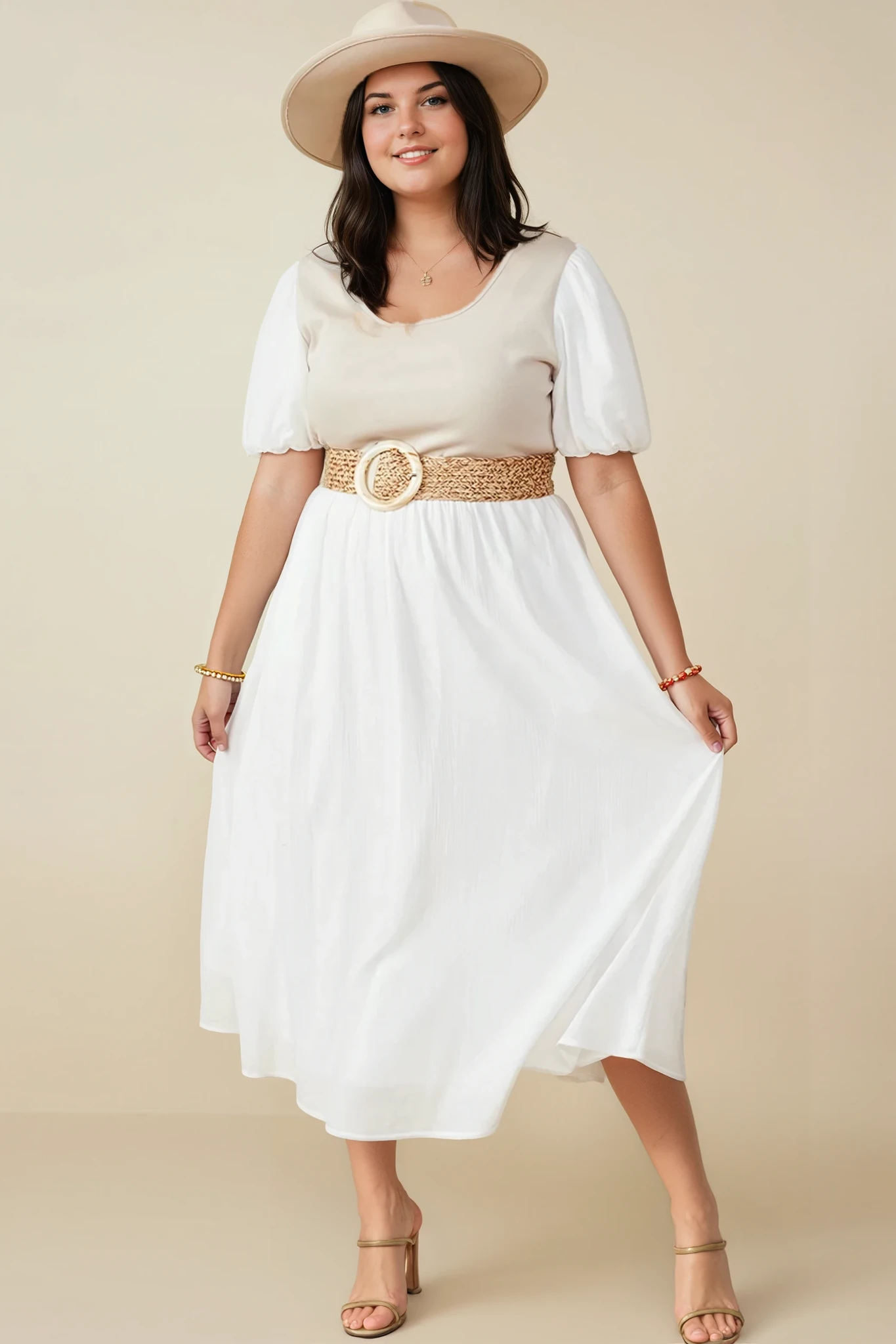 Plus Size Midi Dress
