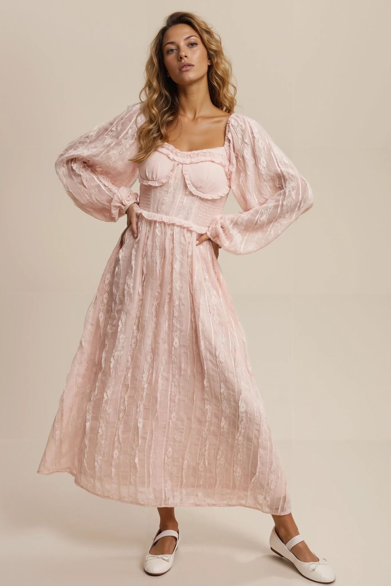 Pink Valentines Day Dress