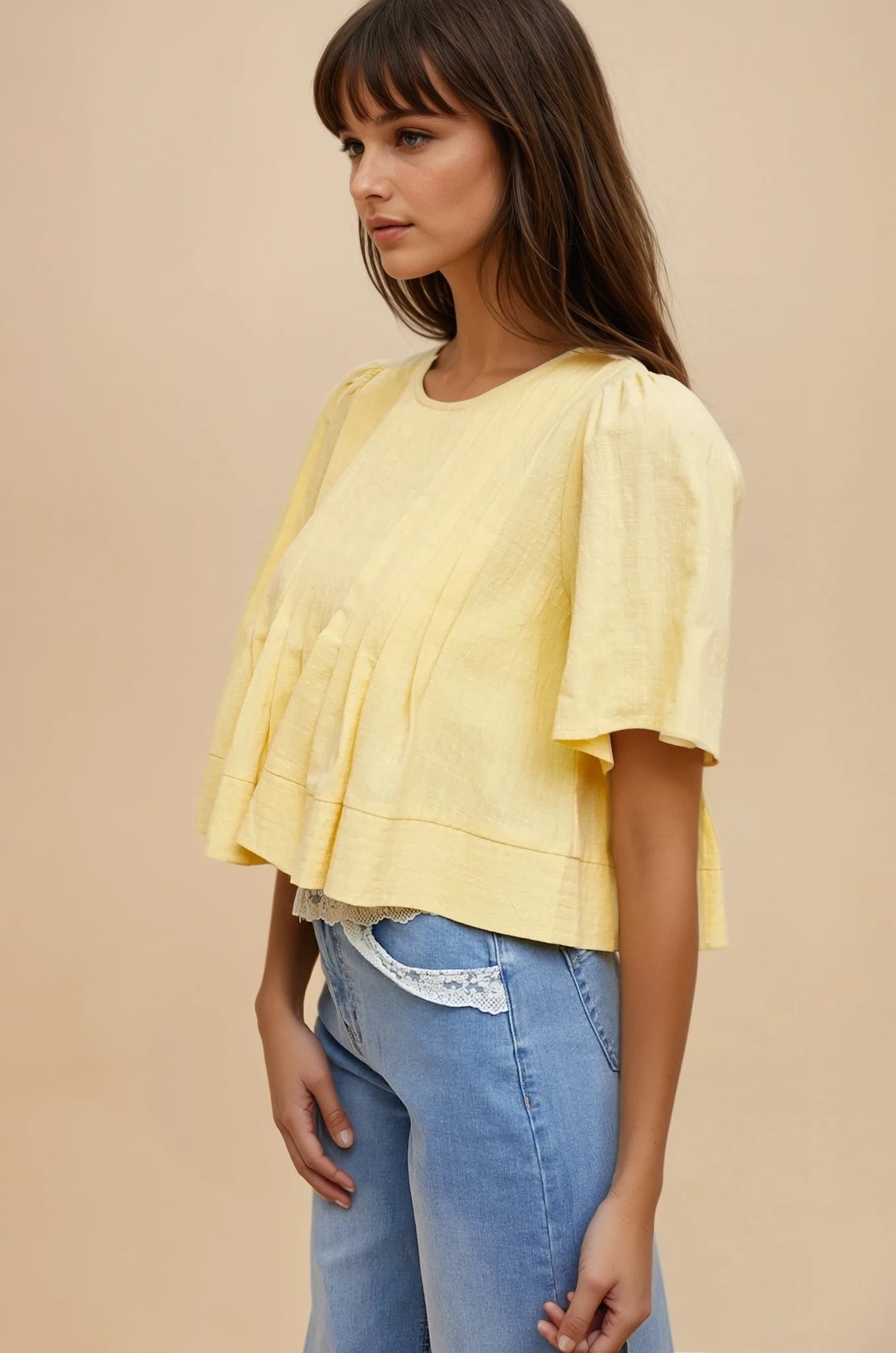 Butter Yellow Blouse