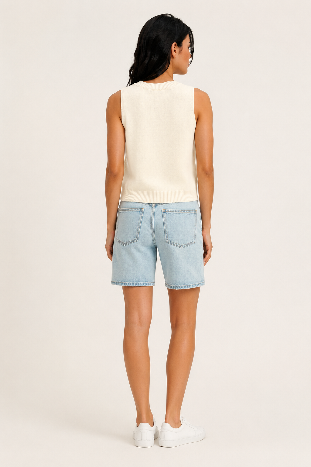 Cream Tank Top
