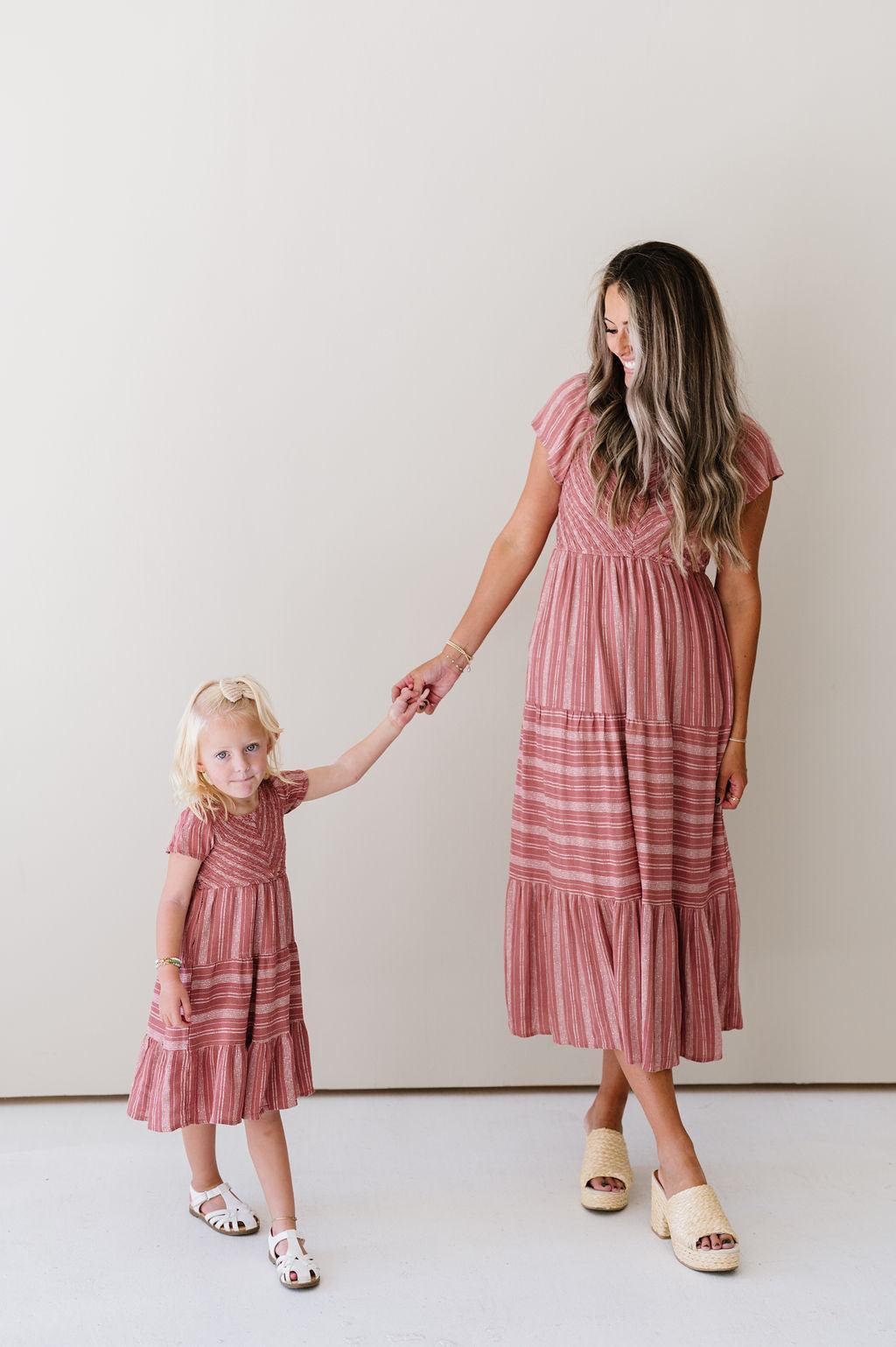 mommy and me red dress