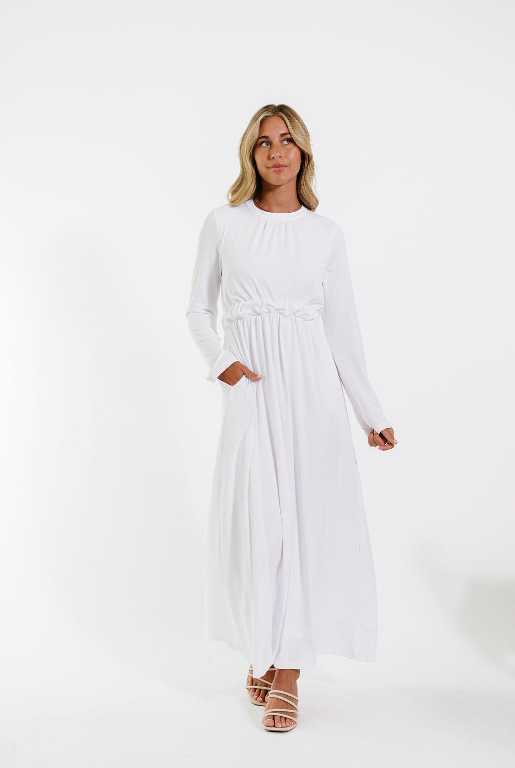Elegant white dresses