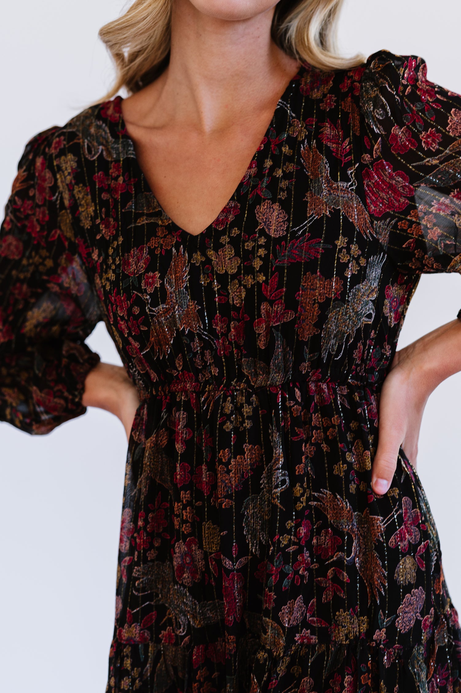 Subtle Gold Stitching