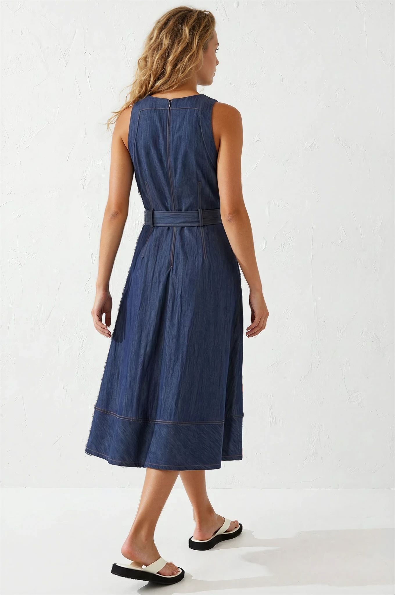 Denim Sleeveless Dress