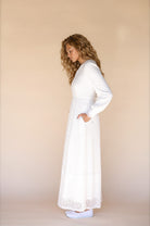 White temple dress