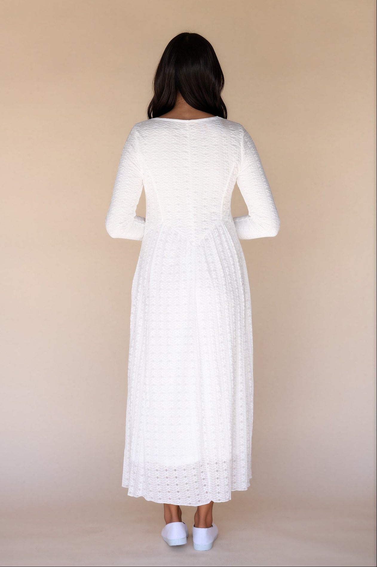 White temple dress