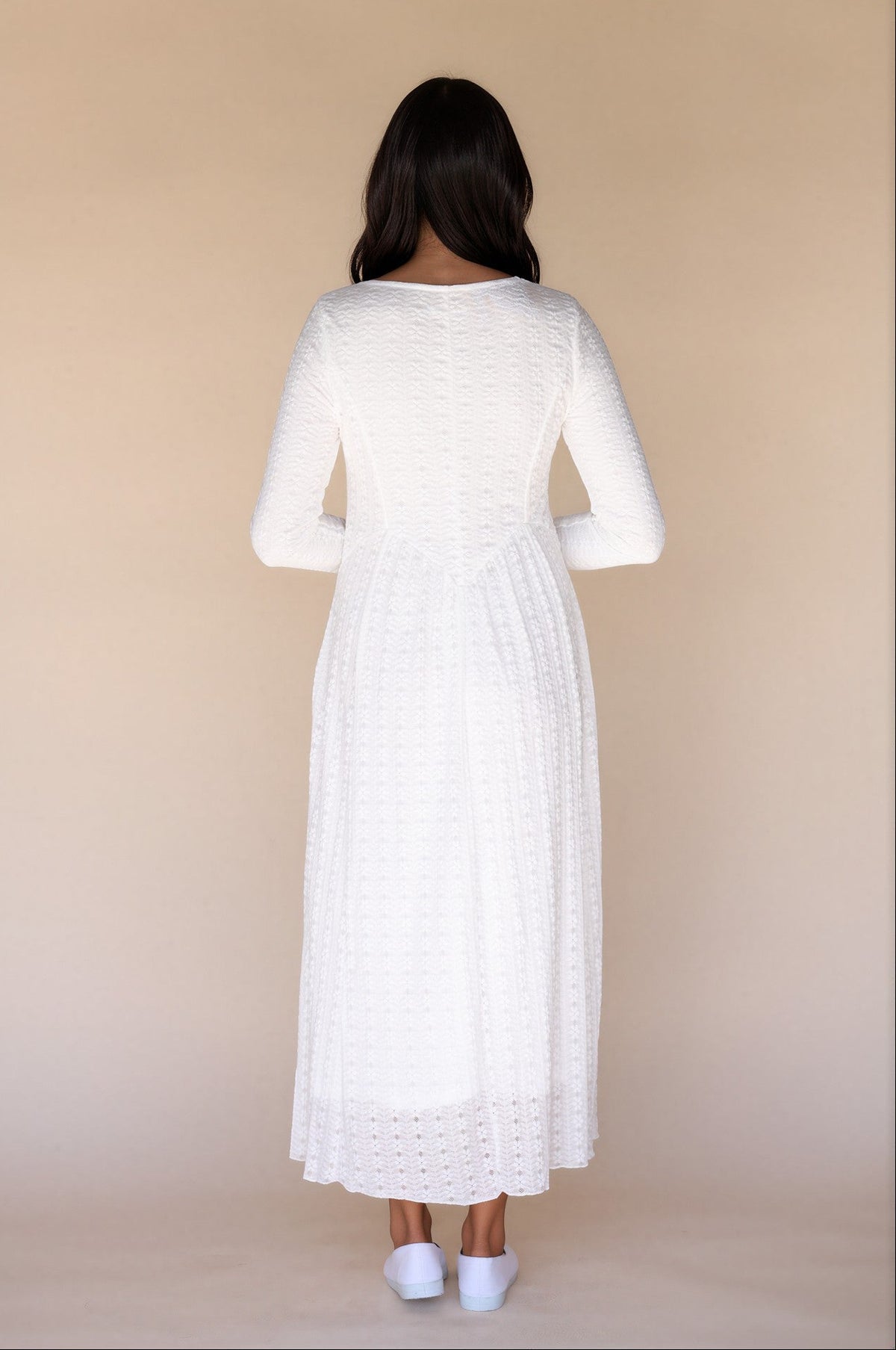 White temple dress