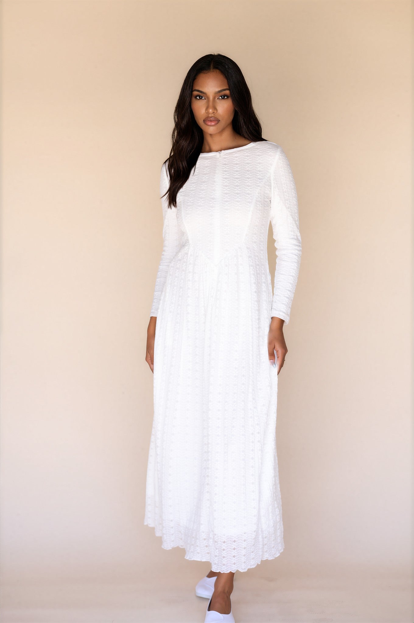 Rylee LDS Front Zipper Temple Dress – FEHRNVI