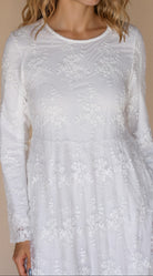 white temple dress