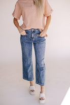 Cropped Denim Jeans