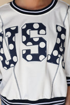 Navy USA top