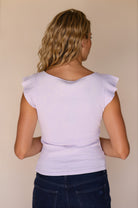 Ruffle Sleeve Top