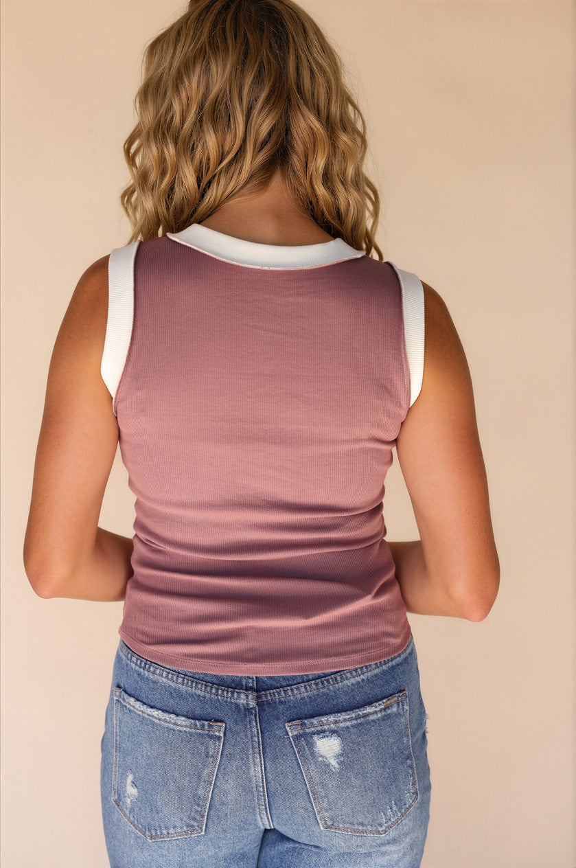 Luna Tank in Lavender
