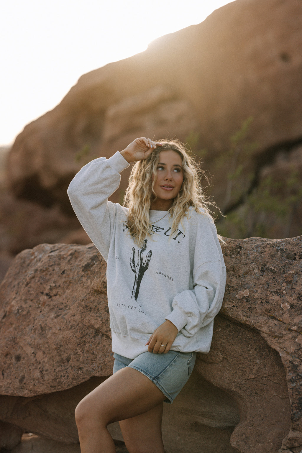 St. George Oversized Graphic Sweater