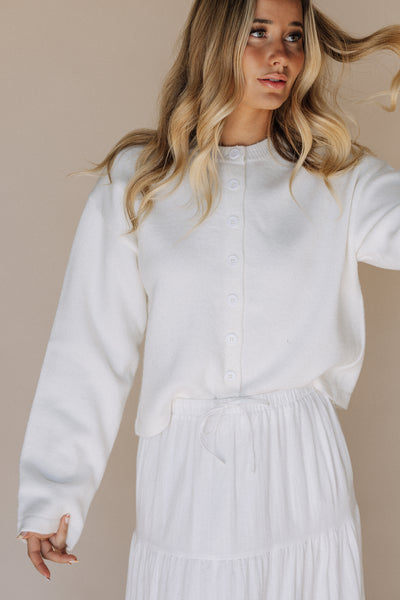 Marilee Temple Sweater in Ivory