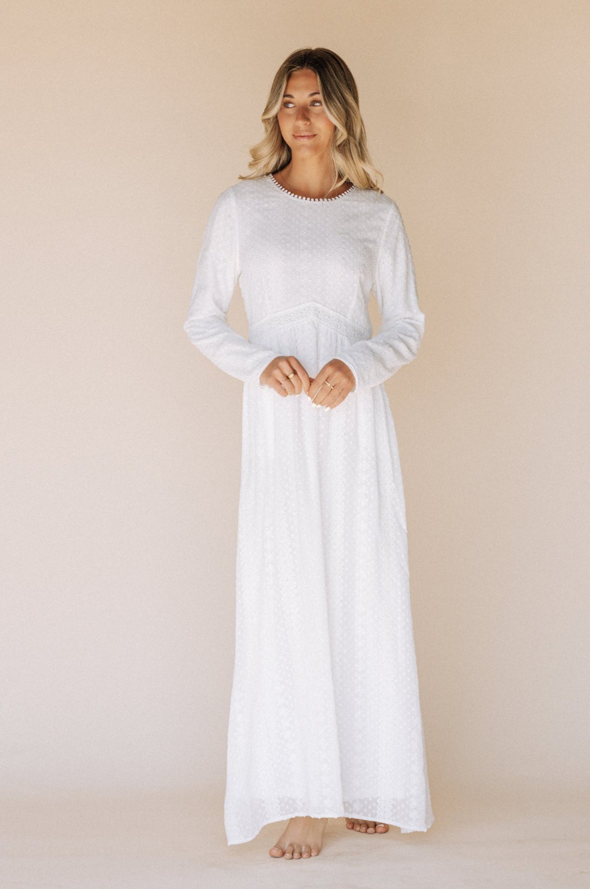 Zoey LDS Temple Dress – FEHRNVI