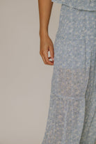 Wide Leg Pant And Top Set