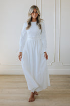 White mormon dresses