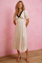 Polka Dot Midi Dress