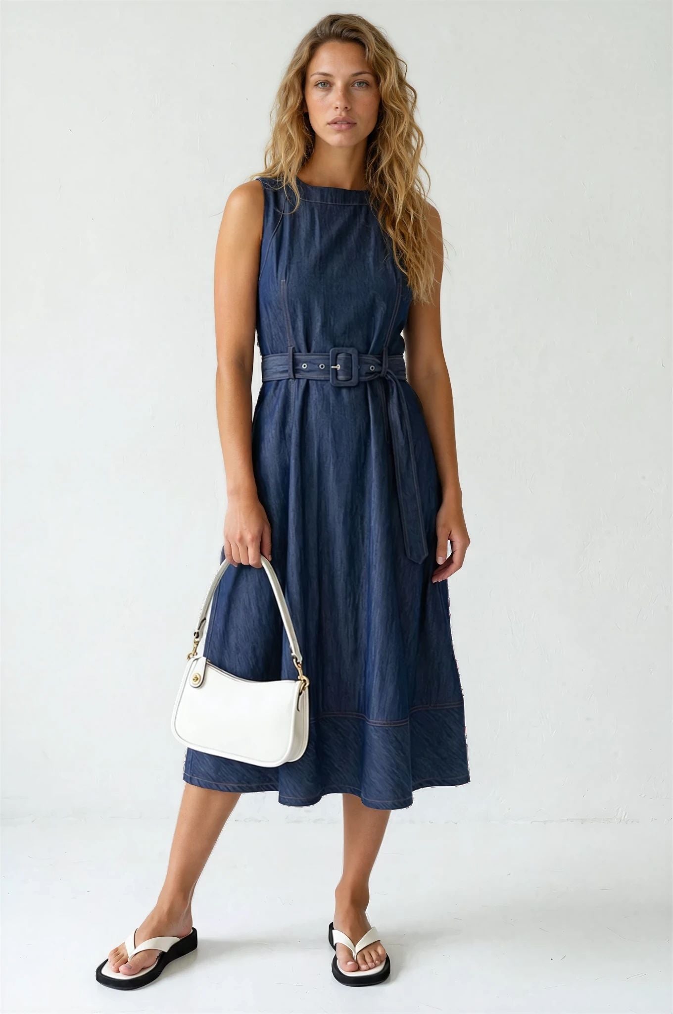 Modest Sleeveless Dress