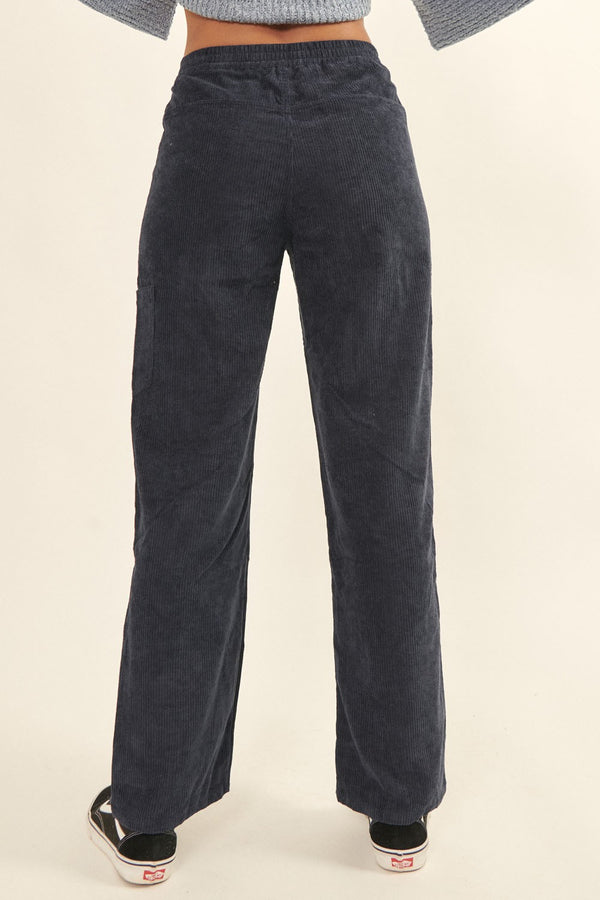 Francis Corduroy Pant in Indigo
