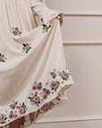 Embroidered floral dress
