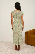 Green Floral Dress
