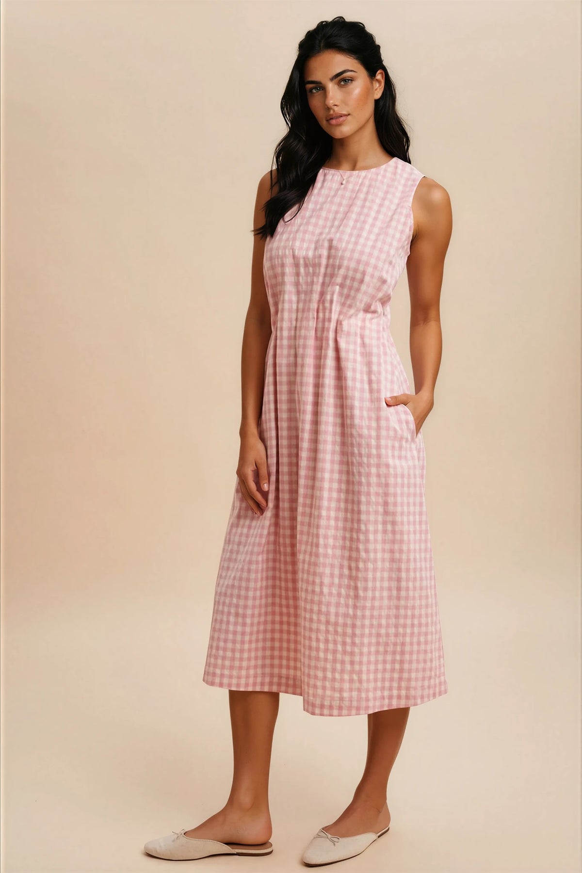 Annabelle Sleeveless Midi Dress