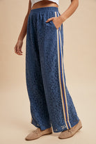 Floral Lace Straight Leg Track Pants