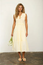 Butter yellow dress