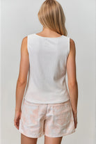 modest sleeveless top