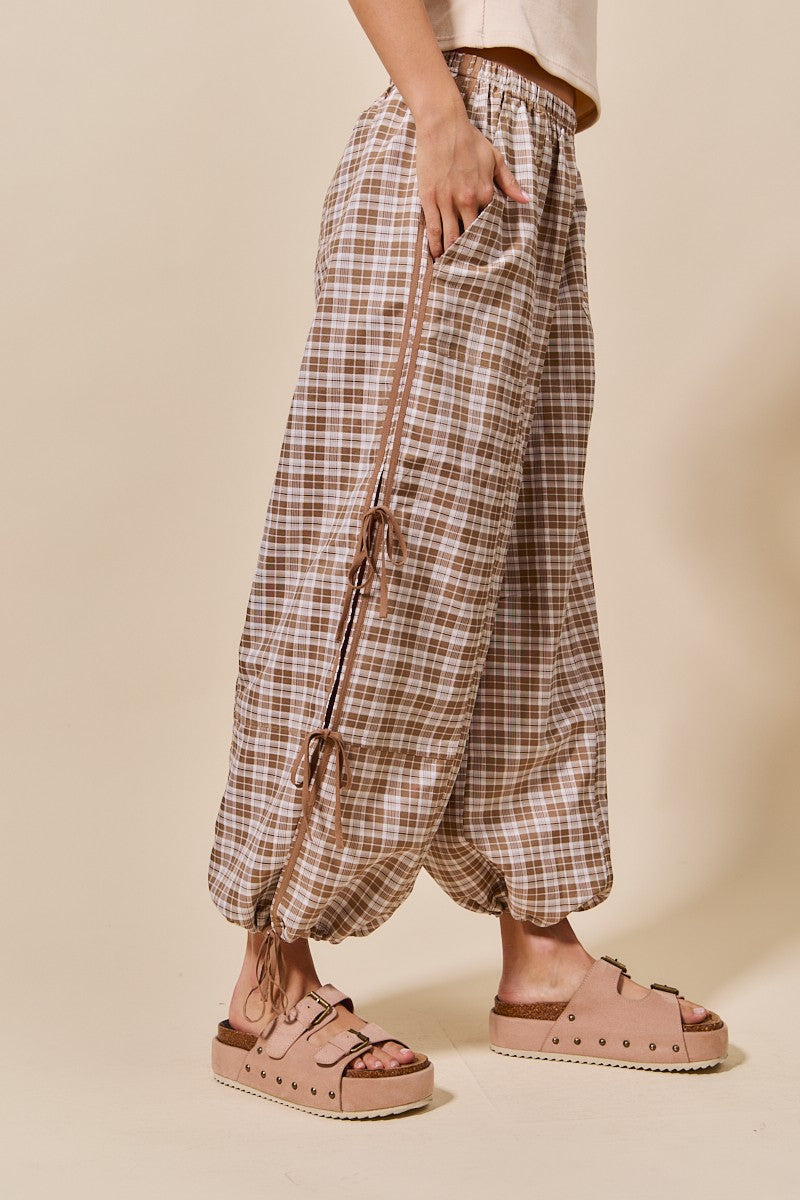 May Checkered Jogger Track Pants