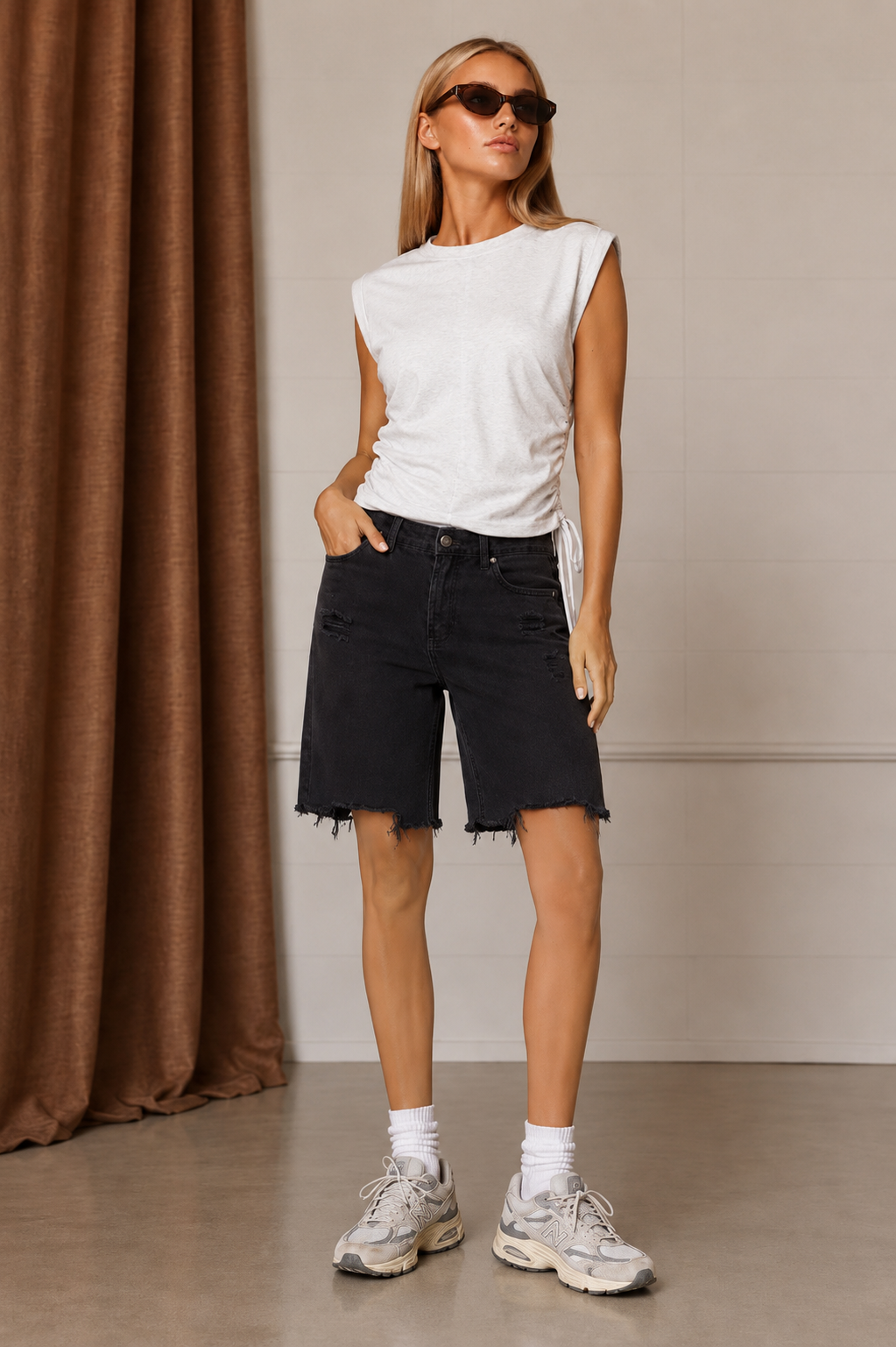Aspyn Bermuda Shorts Black