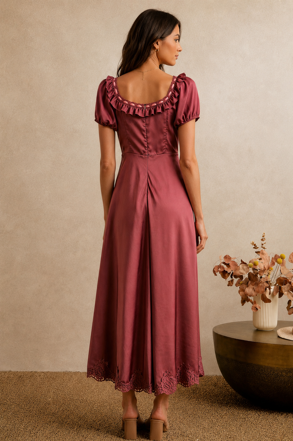 Hope Satin Maxi Dress
