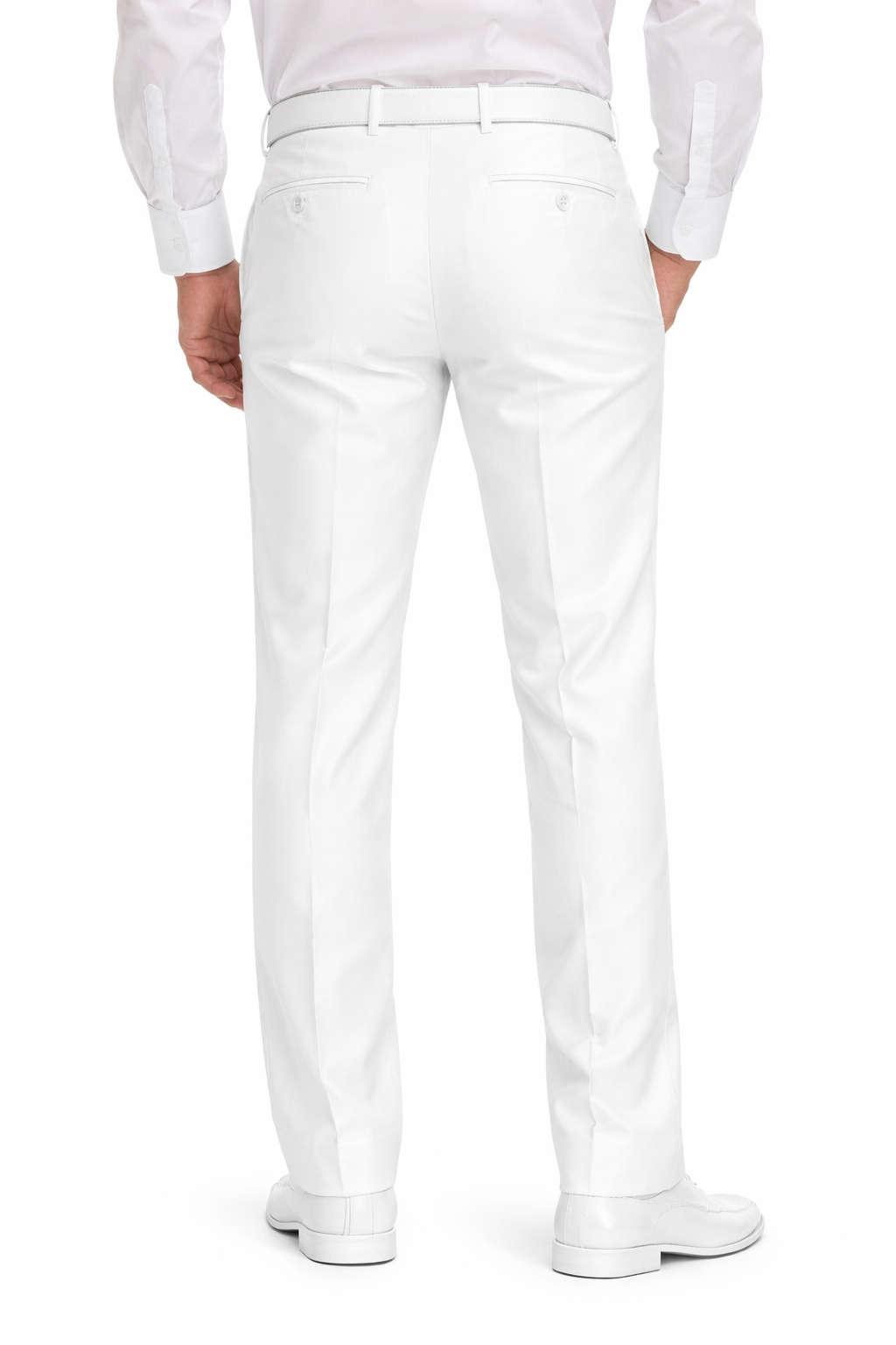 Mens Expandable Waist Dress Pants