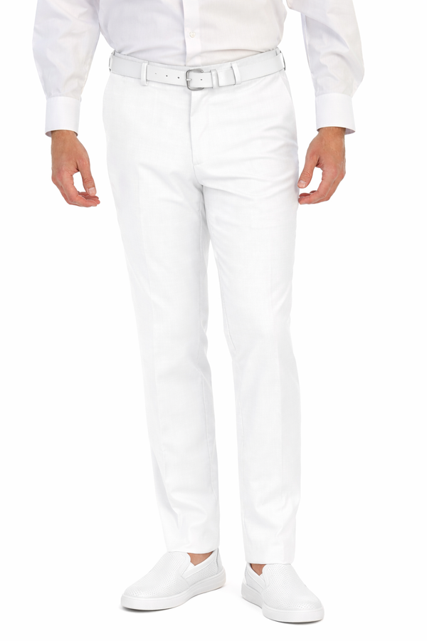 Mens Expandable Waist Dress Pants