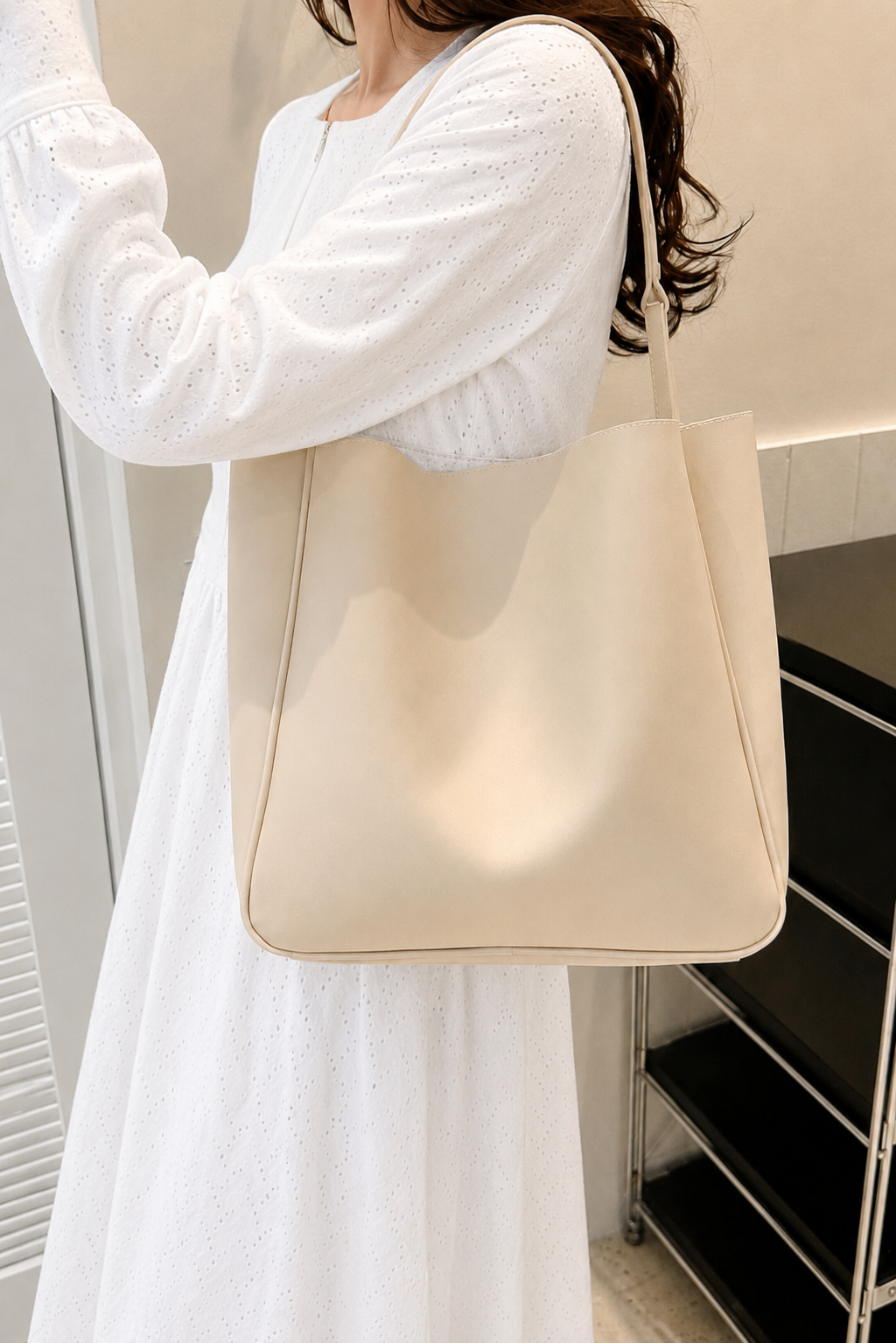 Camille Leather Shoulder Bag