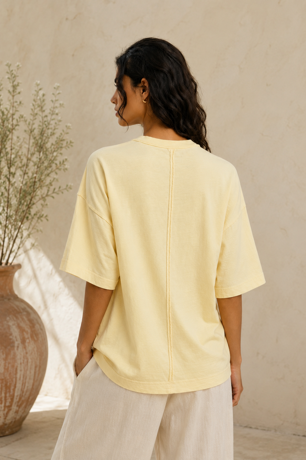 Mallard Duck Printed Oversized Tee Shirt