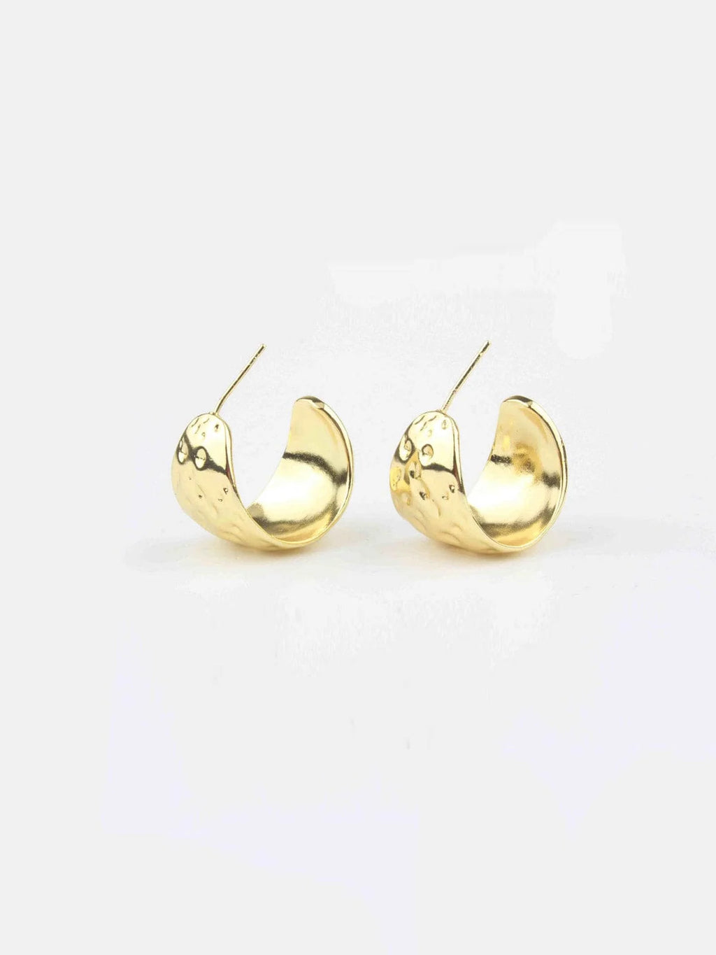 Gold Half Hoop Earrings