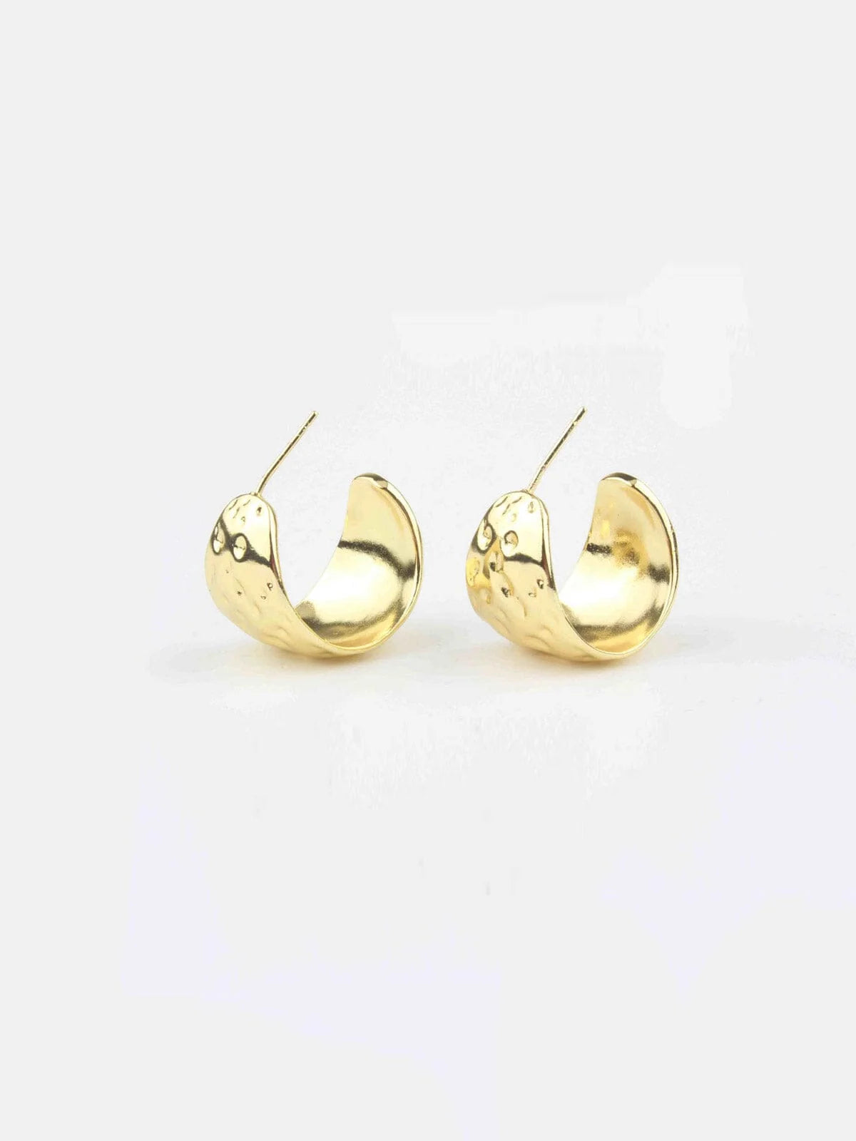 Gold Half Hoop Earrings