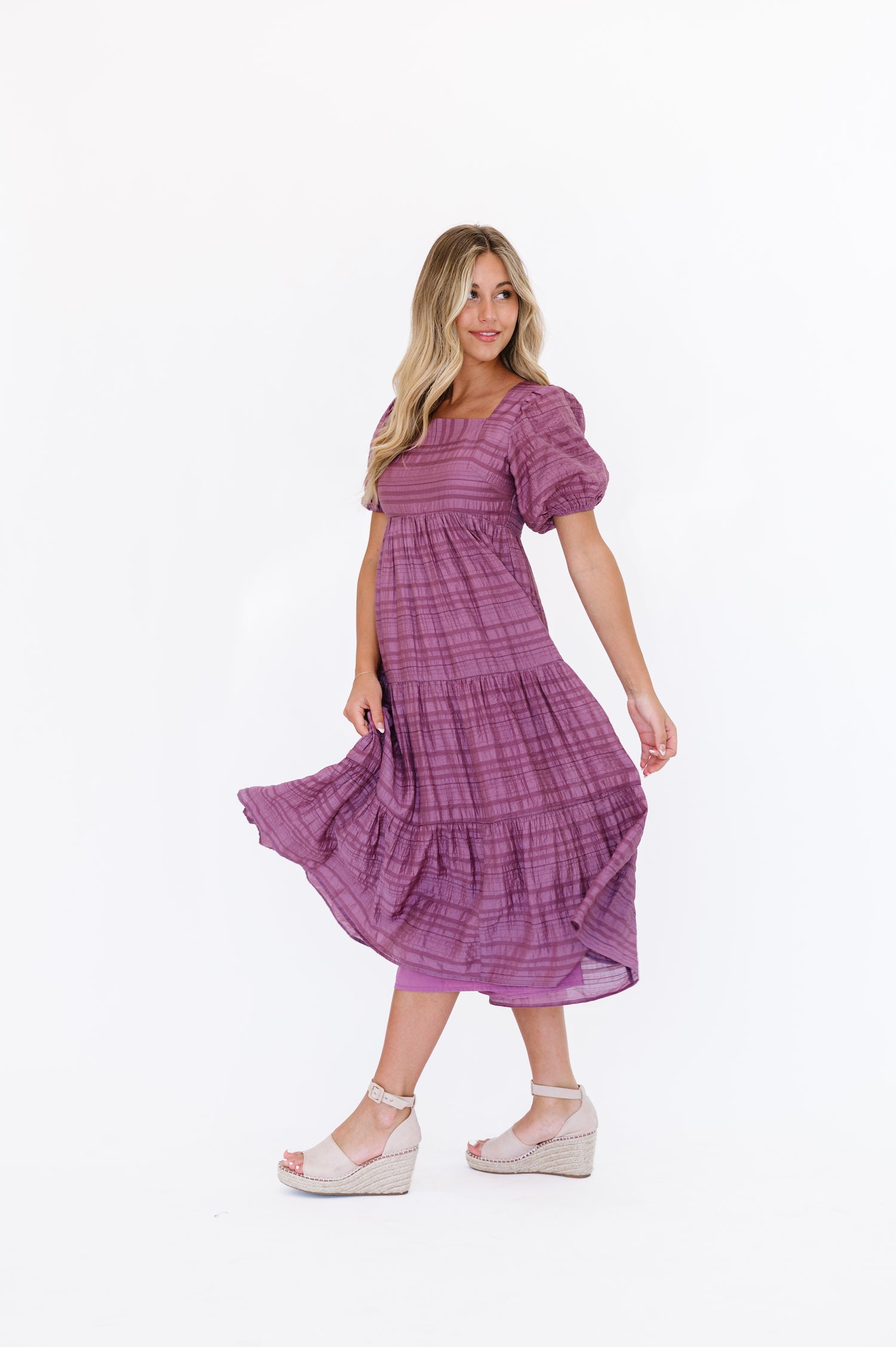 Carlile Dress in Purple - Preorder