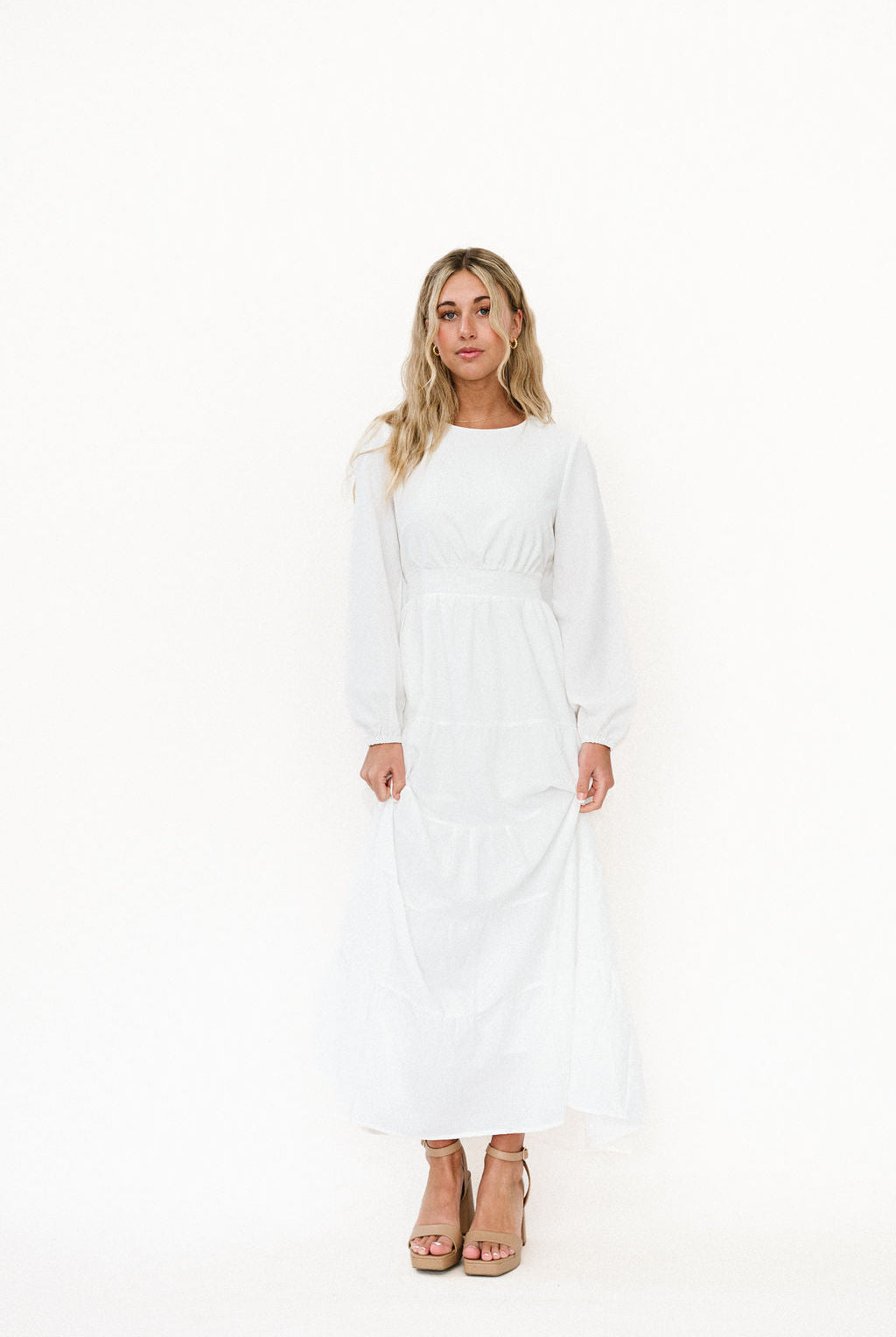 White LDS Temple Dress