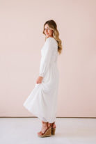 Lds white temple dresses